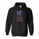 Unisex Grunge Flag Hoodie